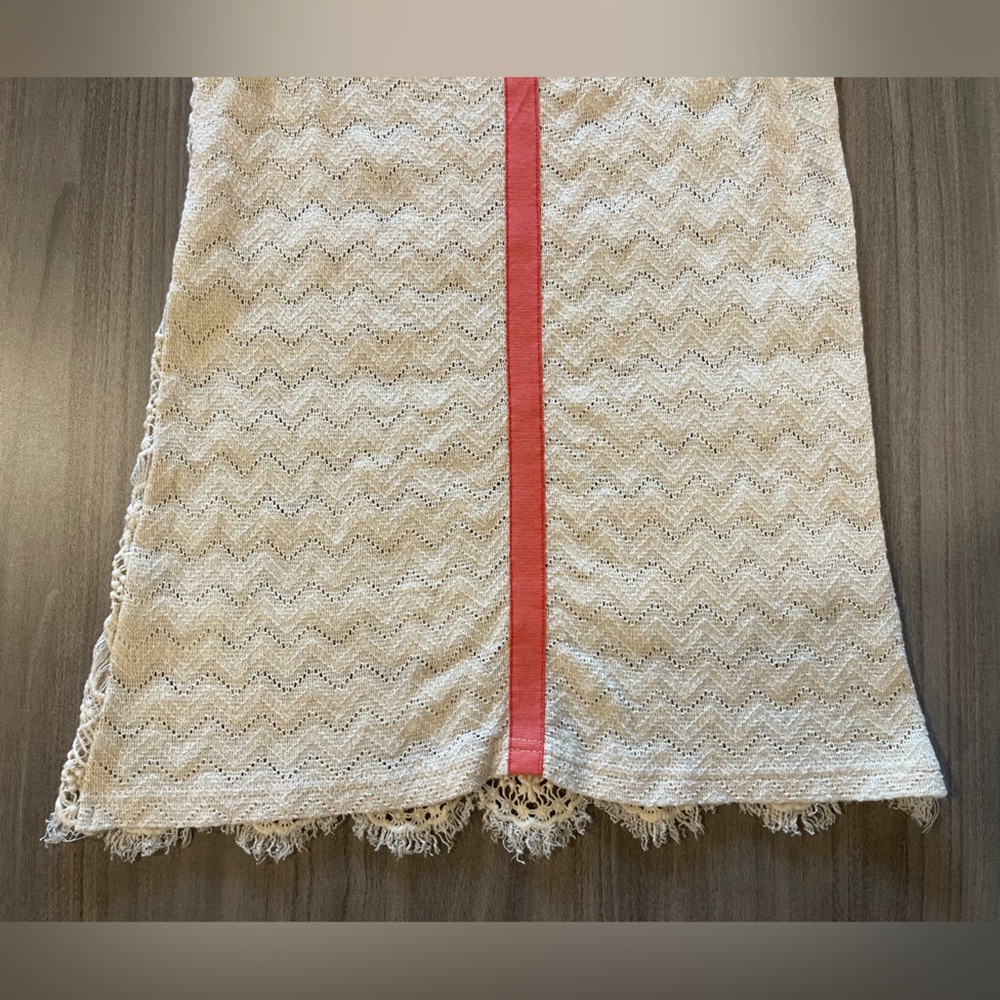 Miss Me Crocheted Tank - Sheer Front & Back - Size Medium - Picture 8 of 13